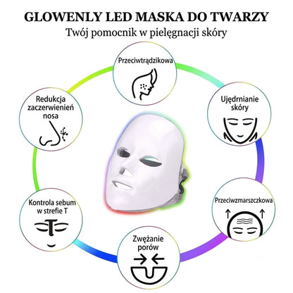 GLOWENLY® Maska LED na twarz