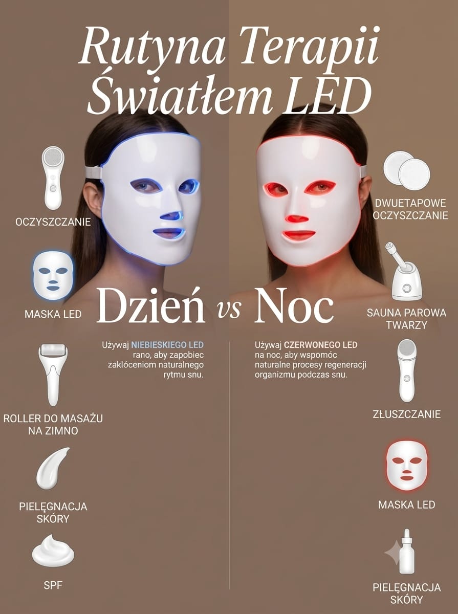 GLOWENLY® Maska LED na twarz