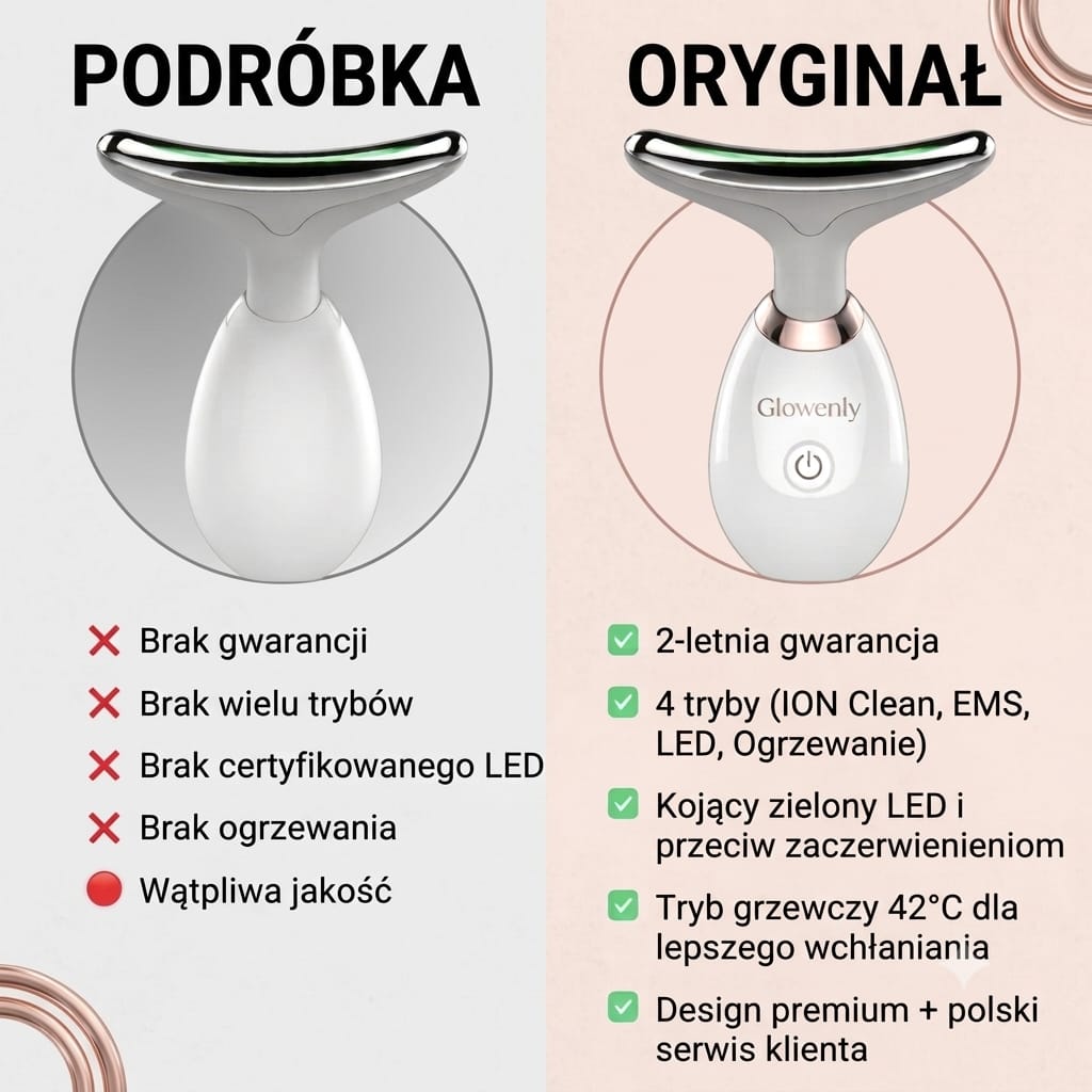 Rozgrzewający masażer do twarzy LED o działaniu przeciwstarzeniowym – wypełnia i ujędrnia skórę w 5 minut